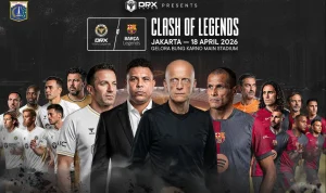 Barcelona Legends Dominasi 3-0 atas DRX Legends dalam Clash of Legends 2026 di GBK