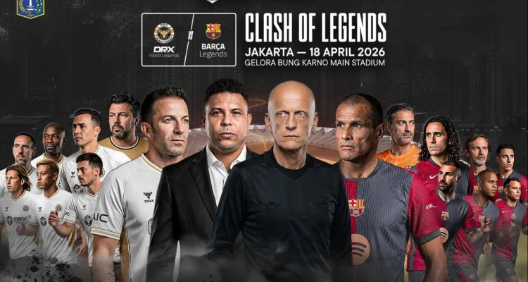 Barcelona Legends Dominasi 3-0 atas DRX Legends dalam Clash of Legends 2026 di GBK