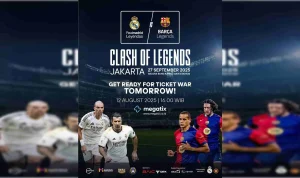 Barcelona Legends Hancurkan DRX Legends 3-0 dalam Laga 'Clash of Legends' di GBK
