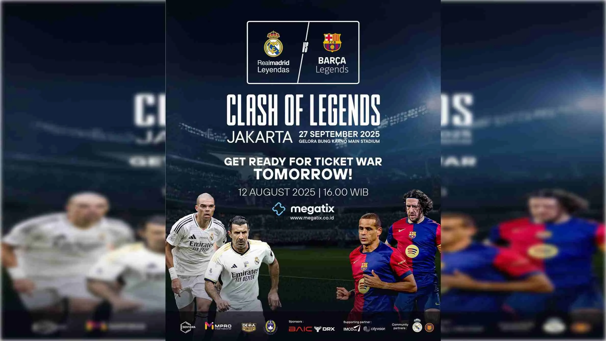 Barcelona Legends Hancurkan DRX Legends 3-0 dalam Laga 'Clash of Legends' di GBK