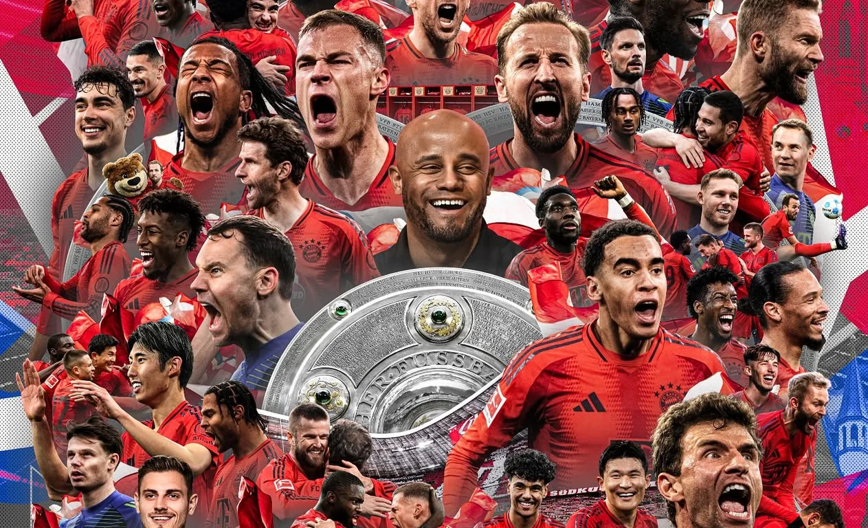 Bayern Munich Raih Gelar Bundesliga 2025/2026: Rekor Kane, Sentuhan Kompany, dan Drama Lima Kekalahan