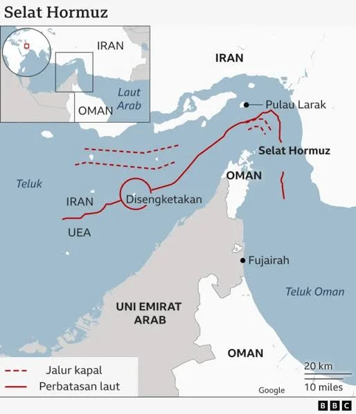 Drama Buka‑Tutup Selat Hormuz: Iran Kembali Tutup Setelah 24 Jam, Dampak pada Energi Global dan Rencana Pertamina