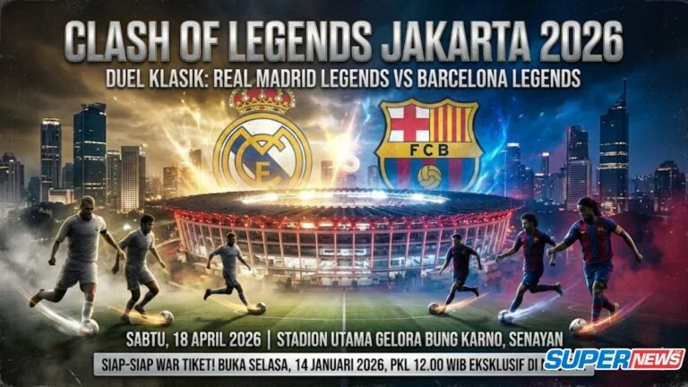 Eksklusif! Clash of Legends 2026 Tayang Live di RCTI+, Saksikan Barca Legends vs DRX World Legends!