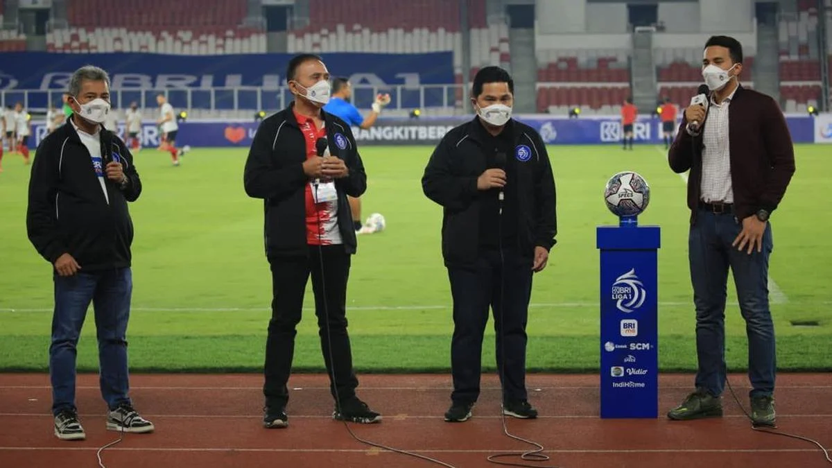 Erick Thohir Siapkan Kompetisi Sepak Bola Baru, Super League Tetap Bertahan