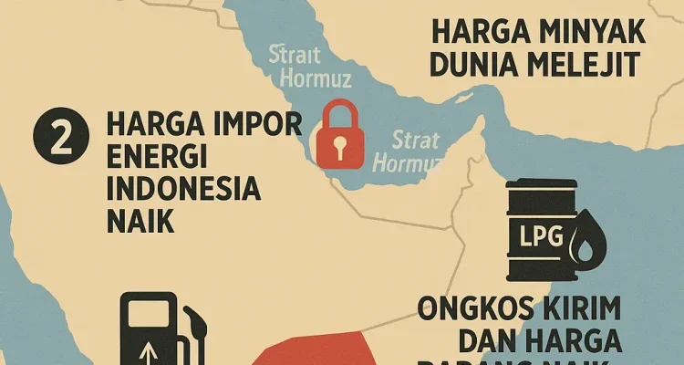 Harga Minyak Mentah Melonjak Tajam, Ketegangan AS‑Iran di Selat Hormuz Memicu Kekhawatiran Pasar
