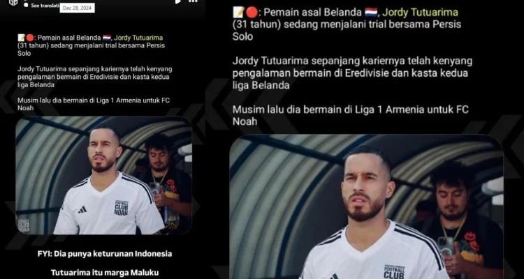 Jordy Tutuarima Ungkap Kisah Gaji Tertunda di Persis Solo, Dari Mimpi Timnas Hingga Realita Sulit