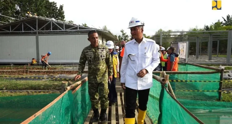Menhan Janjikan 514 Batalyon di Seluruh Kabupaten, Inspirasi Kecepatan Pembangunan Huntara di Aceh