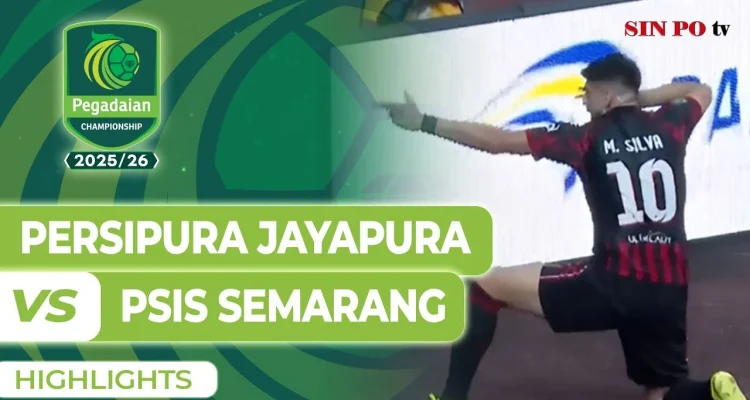 Persipura Jayapura Gigit PSIS Semarang 3-1, Naik Puncak Klasemen Championship 2025/2026