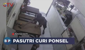 Polisi Ungkap Peran Pasutri Kediri dalam Aksi Curi Ponsel di Nganjuk, Video CCTV Jadi Bukti Utama