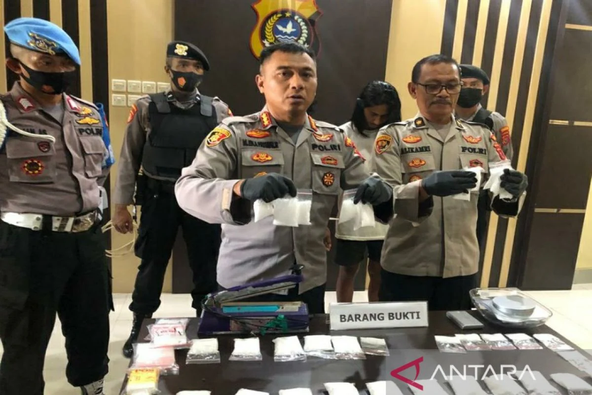 Polresta Pati Tangkap Dua Warga Rembang Saat Ambil Sabu di Jalan Lingkar Pati