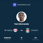 Yan Diomande Jadi Sorotan Transfer Besar: Leipzig, Liverpool, Manchester United, dan Barcelona Bersaing untuk Striker Muda